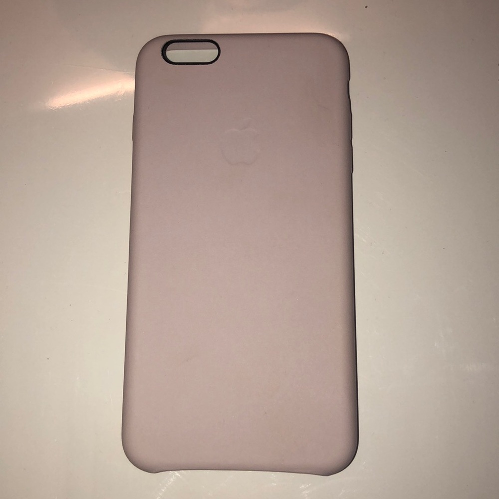 Pink Leather iPhone Case